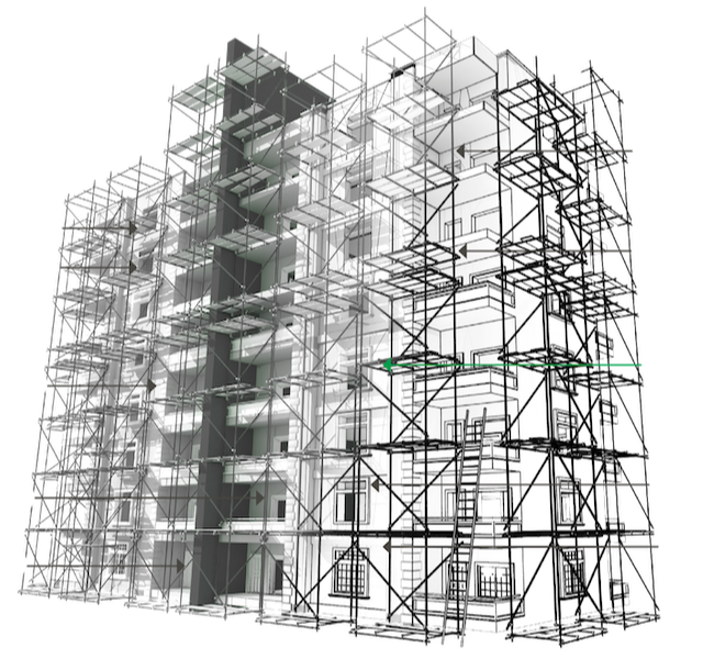 Bau 3D Modell
