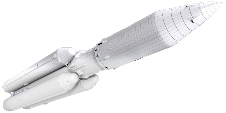 Rakete 3D Modell